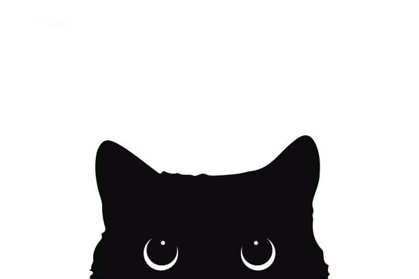 Sayfa altındaki dekoratif kedi görseli